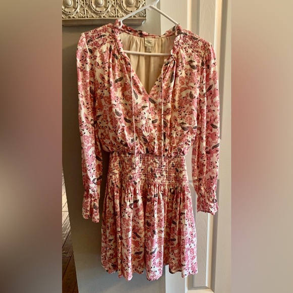 Evereve Roan + Ryan Pink Floral Dress Size Small - Picture 7 of 10